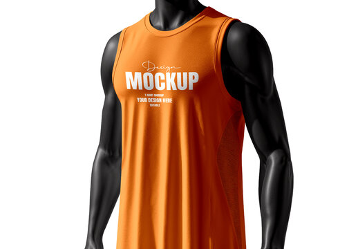 Fitness Tank Top Mockup