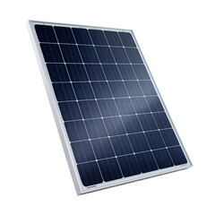 solar panels on white background