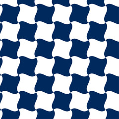 日本の伝統的な紋様素材。千鳥卍のシームレスな和風デザイン素材。