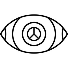 Color Blindness Icon Vector Element