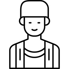 Headmaster Icon Vector Element