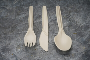 disposable cutlery knife fork and spoon