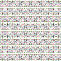 vector seamless pattern with flowers