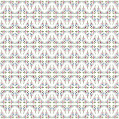 vector seamless pattern with flowers