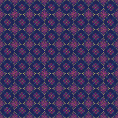 ornament, geometric, square, art, embroidery, pixel, decoration, pattern, seamless, traditional, ethnic, print, textile, fabric, wallpaper, decor, geometry, blue, floral