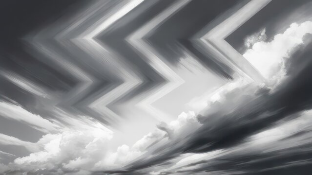 Abstract grayscale cloudscape