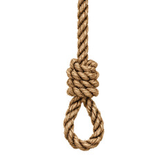 Rope knot technique workshop educational content focus isolated on transparent background