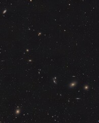 Fototapeta premium Lots of Galaxies from Virgo Cluster