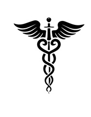 Medical symbol logo design