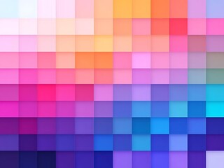 Modern digital color chart showing grid of square tones with gradient arrangement on a clean white background. Ideal for design and creative projects