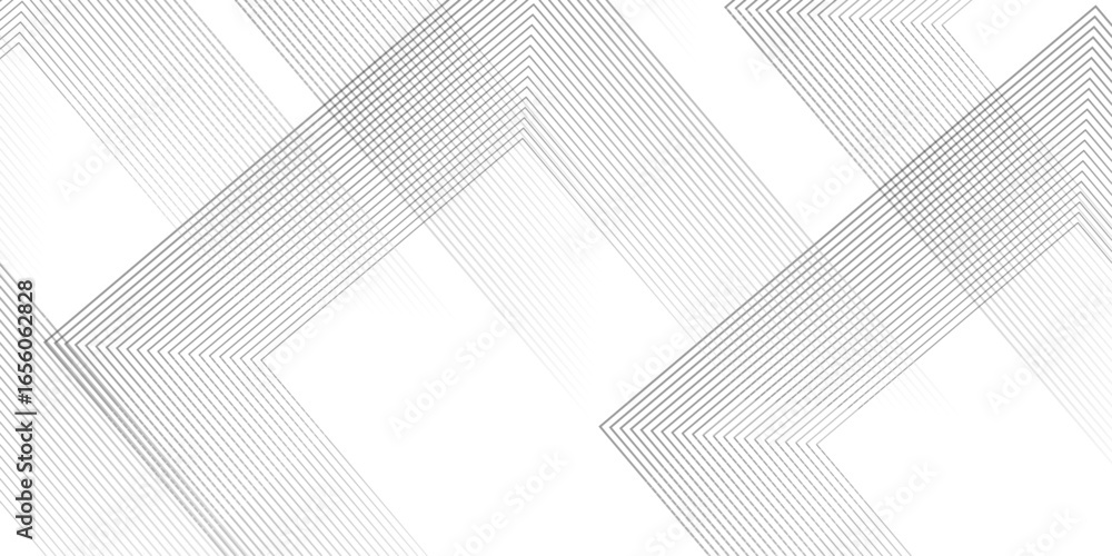Poster abstract grey lines on white background with luxury shapes architecture plan. modern pattern elegant