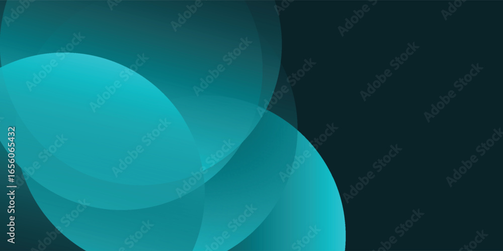 Aufkleber dark blue abstract background with glowing curve. shiny blue gradient geometric element. dynamic cur