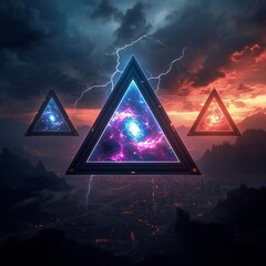 nuclear explosion in the sky