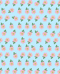Vintage Flower Seamless Pattern Design