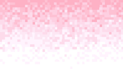 Pixelated pink gradient background in glitch vector style  