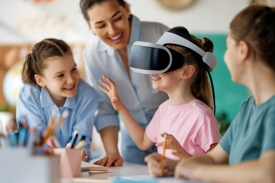 Children are learning in the class