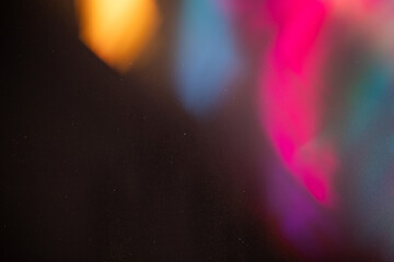 light leak overlay effect with blur bokeh rainbow light leaks,retro noisy film texture light leak...