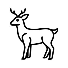 Fototapeta premium deer vector illustration