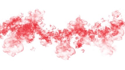 Abstract red smoke effect design element ideal for backgrounds or design overlays