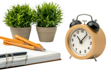 Motivational goal setting isolated on transparent background