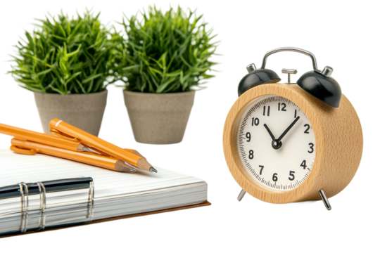 Motivational goal setting isolated on transparent background