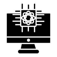 Quantum Computer Icon