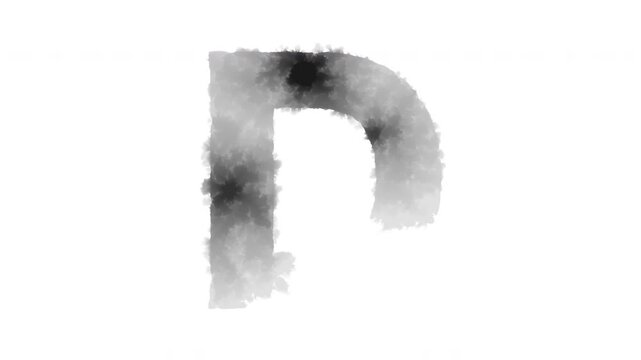 The letter &ldquo;D&rdquo; appears as if ink has bled onto the paper