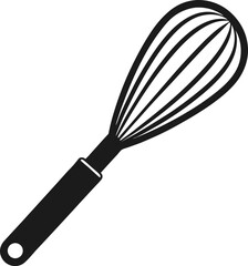 Obraz premium kitchen whisk isolated on white