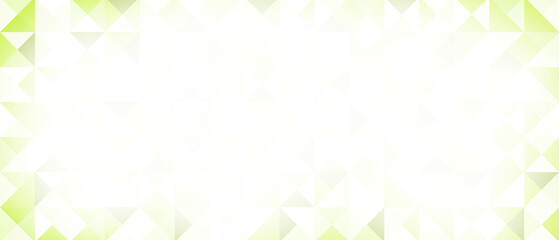 Minimal light green background with translucent triangles