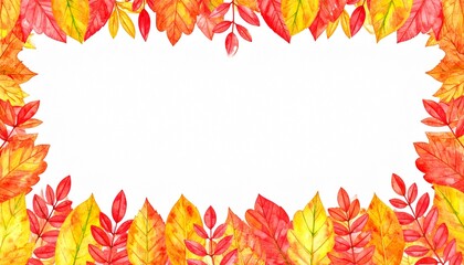 A frame made up of colorful autumn leaves background composition emotion gesture creative cartoonish elements backgrounds depth expression design motion scene movement layers figure