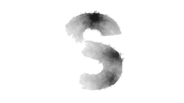The letter &ldquo;S&rdquo; appears as if ink has bled onto the paper