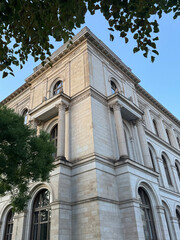 Historic Stone Building with Columns and Classical Facade