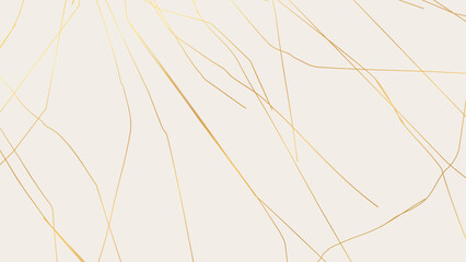 Gold Kintsugi crack pattern on whitish background