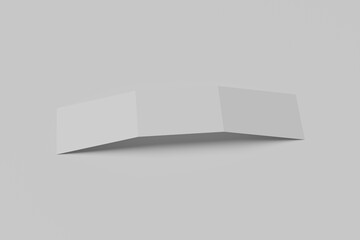 Tri Fold Brochure Landscape Mockup