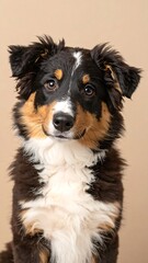 Fototapeta premium Portrait of a fluffy puppy