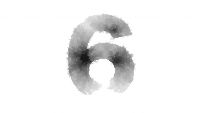 The number &ldquo;6&rdquo; appears as if ink has bled onto the paper