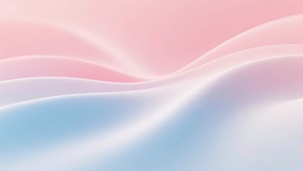 Fototapeta premium Serene Pastel Gradient Waves Abstract Background for Modern Web and Wallpaper Design