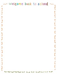 Back To School Border 