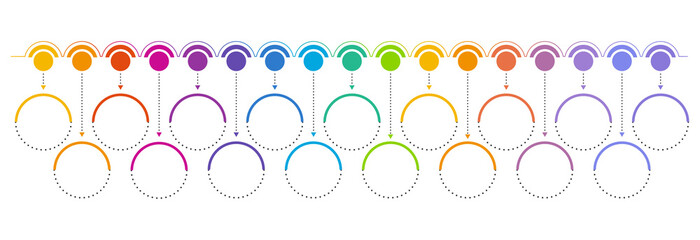 Infographic design with icons and 17 options or steps. Infographics business concept.