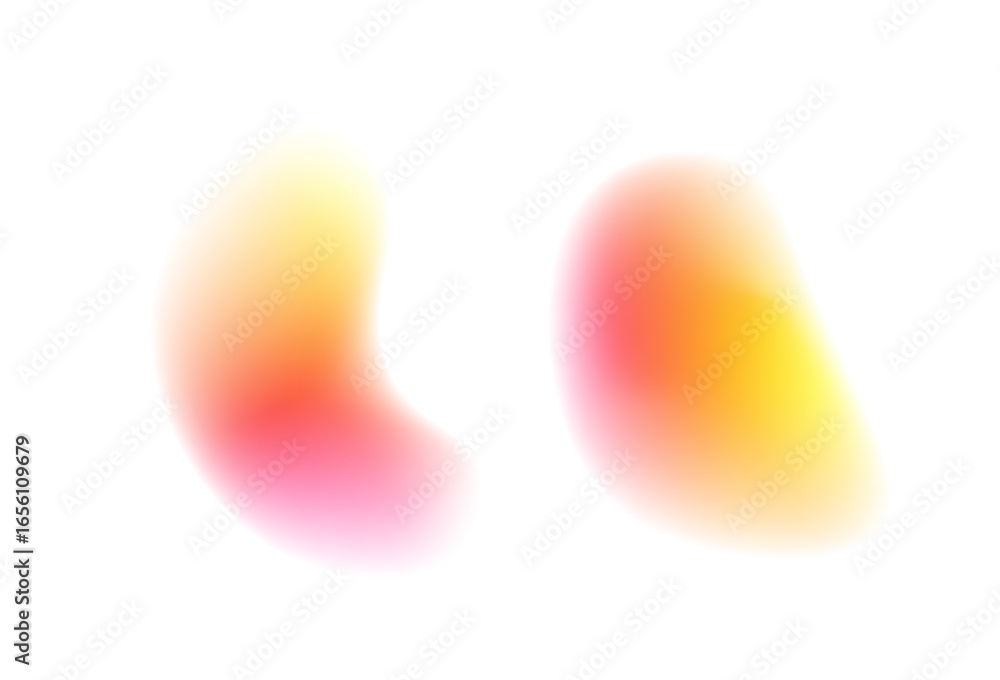 Poster abstract background gradient shape aura blur mesh design three-dimensional element gradation vector 