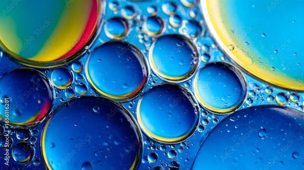 Poster an artistic display of effervescent bubbles dancing in mesmerizing underwater light is showcased in 