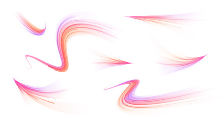 Ribbon datum energy line track road neon laser wave light background futuristic fast future technology colours network street © Little Monster 2070