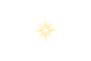 Realistic shiny transparent sun burst sunlight sunbeam sunrays flare ray bright glow sparkle shine magic energy star light beam effect isolated background
