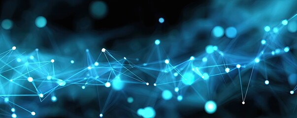 Fototapeta premium Visualizing Digital Connectivity Virtual Space Graphic Design Cyber Environment Abstract Concept
