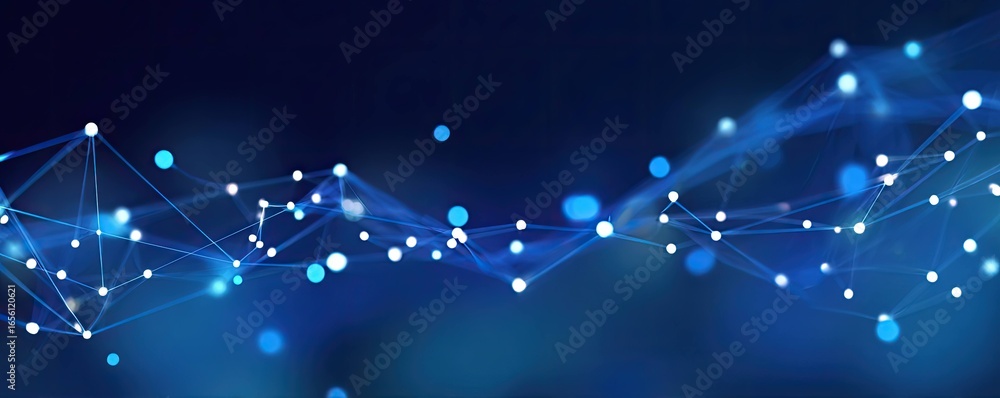 Aufkleber virtual networking event exploring abstract graphic design and technology connections in digital spa