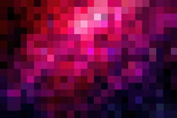 Abstract Pixelated Background In Vibrant Colors
