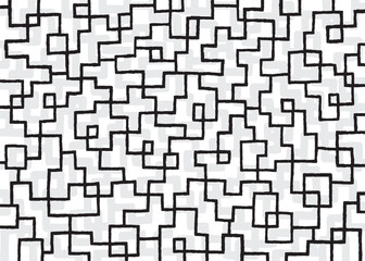 Abstract line art pattern background. Vector illustration art backdrop