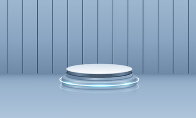 Studio scene room interior illuminated empty podium wall arenastage, scene, podium, background, winner, illustration, light, award