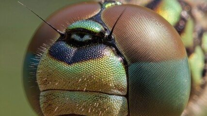 Extreme Macro of a Dragonfly's Compound Eye