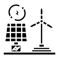 Renewable Energy Icon